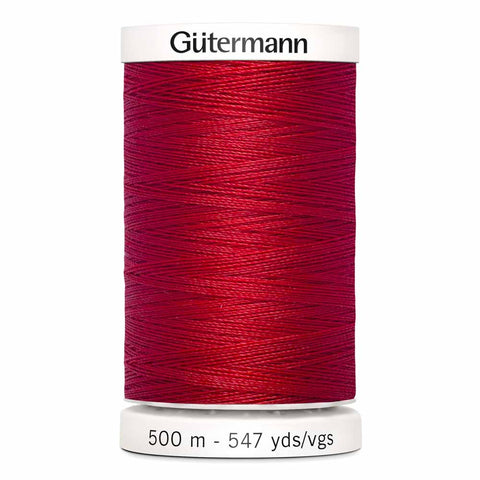 GÜTERMANN Polyester Thread 500m - #410 - Scarlet red