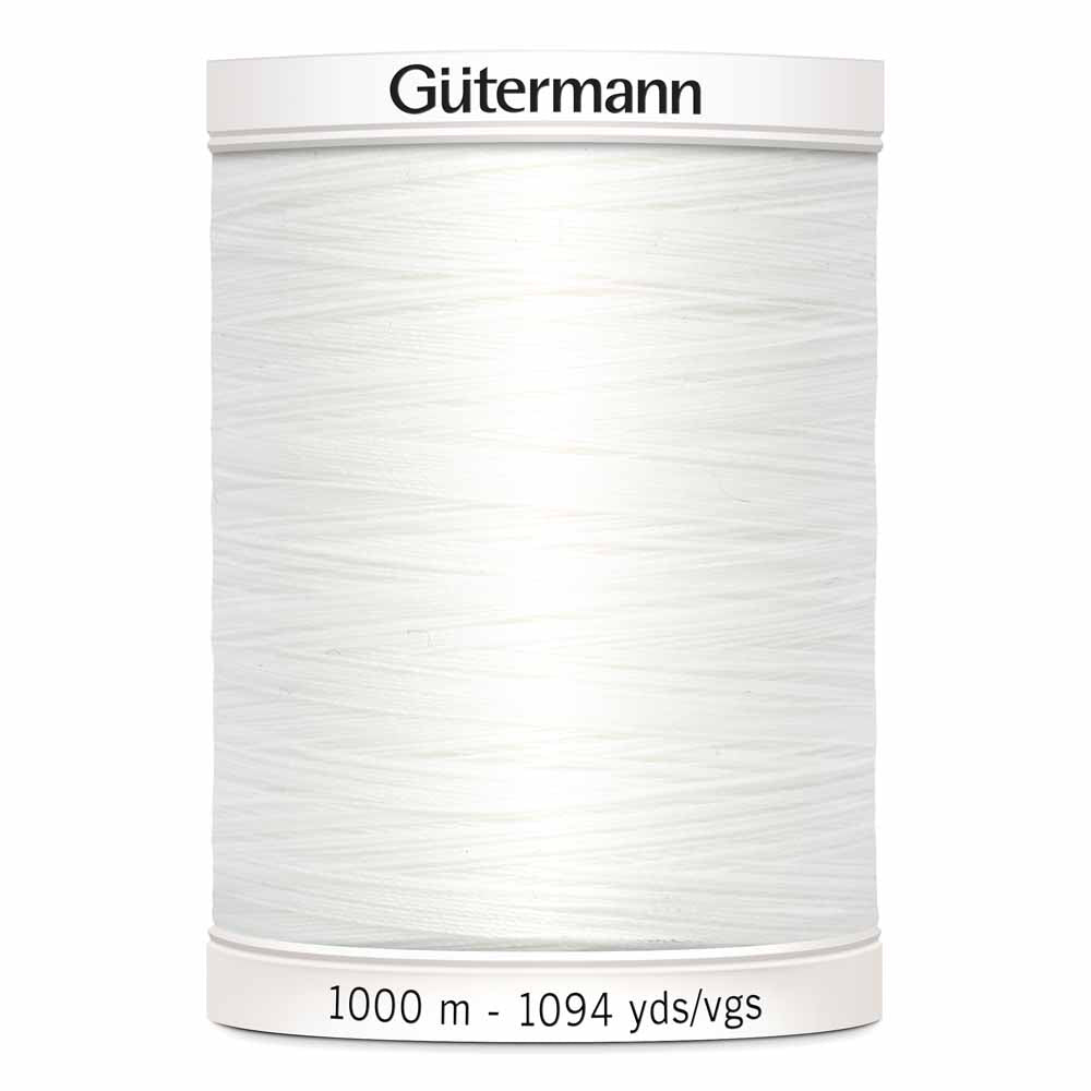 Fil Polyester GÜTERMANN 1000m - #020 - Blanc