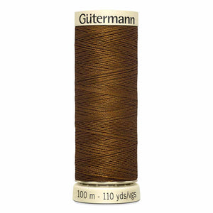 GÜTERMANN Polyester thread 100m - #553 - Mink brown