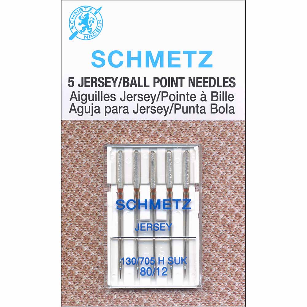 Needles Schmetz Jersey/Ballpoint 80/12