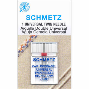 Aiguilles Schmetz Double 80/12 - 2.5mm