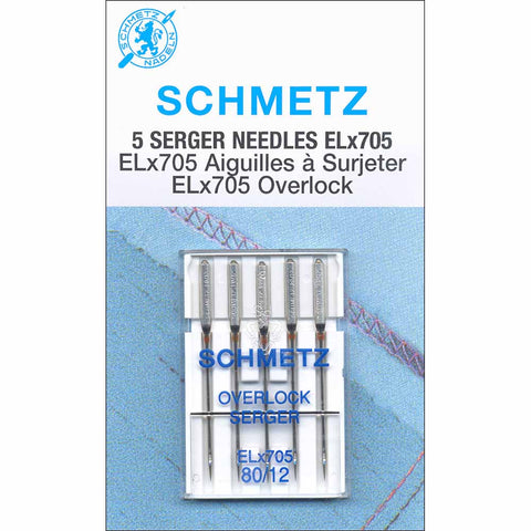 Needles Schmetz Serger Elx705 - 80/12