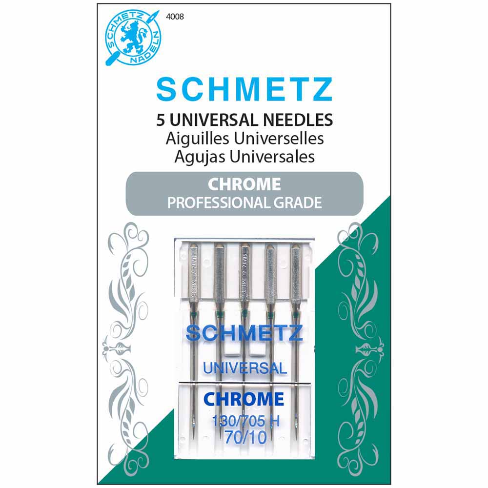 Schmetz Chrome Universal Needles 70/10