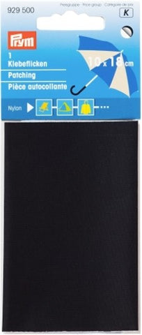 Patch de nylon 10x18cm - Noir