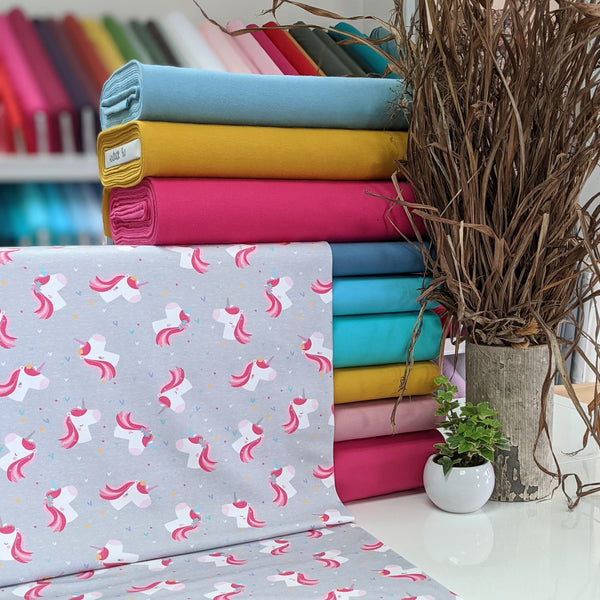 Cute Unicorns - NON NON OUI - Organic Print Jersey