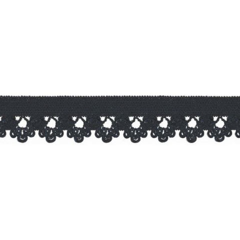 Navy - 13mm elastic lace