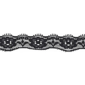 Navy - 20mm elastic lace