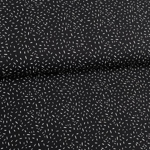 Confettis noir - Jersey imprimé