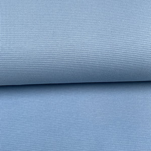 Bleu poudre - Jersey gaufré