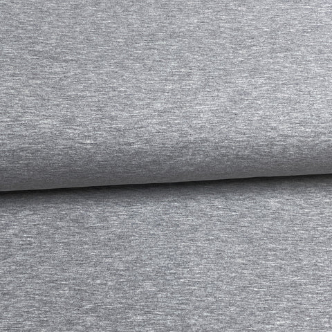 Pale gray melange - Solid French Terry