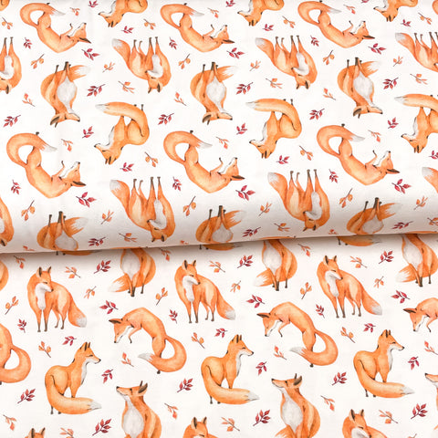 White foxes - Printed jersey