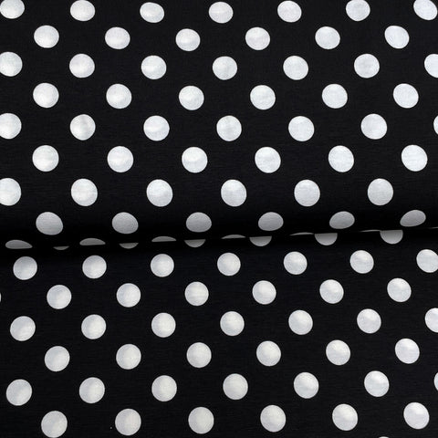 Large black dots - Printed jersey