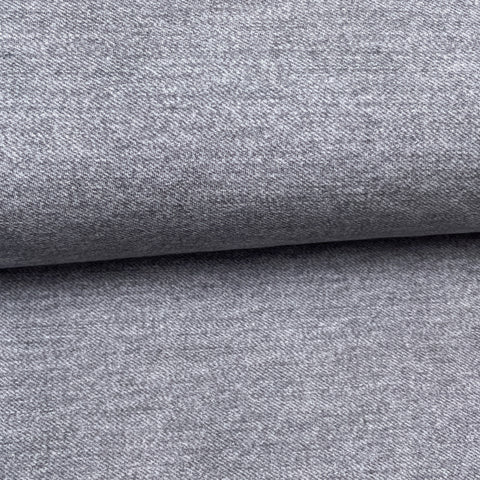 Style jeans gris mélange foncé - Jersey imprimé