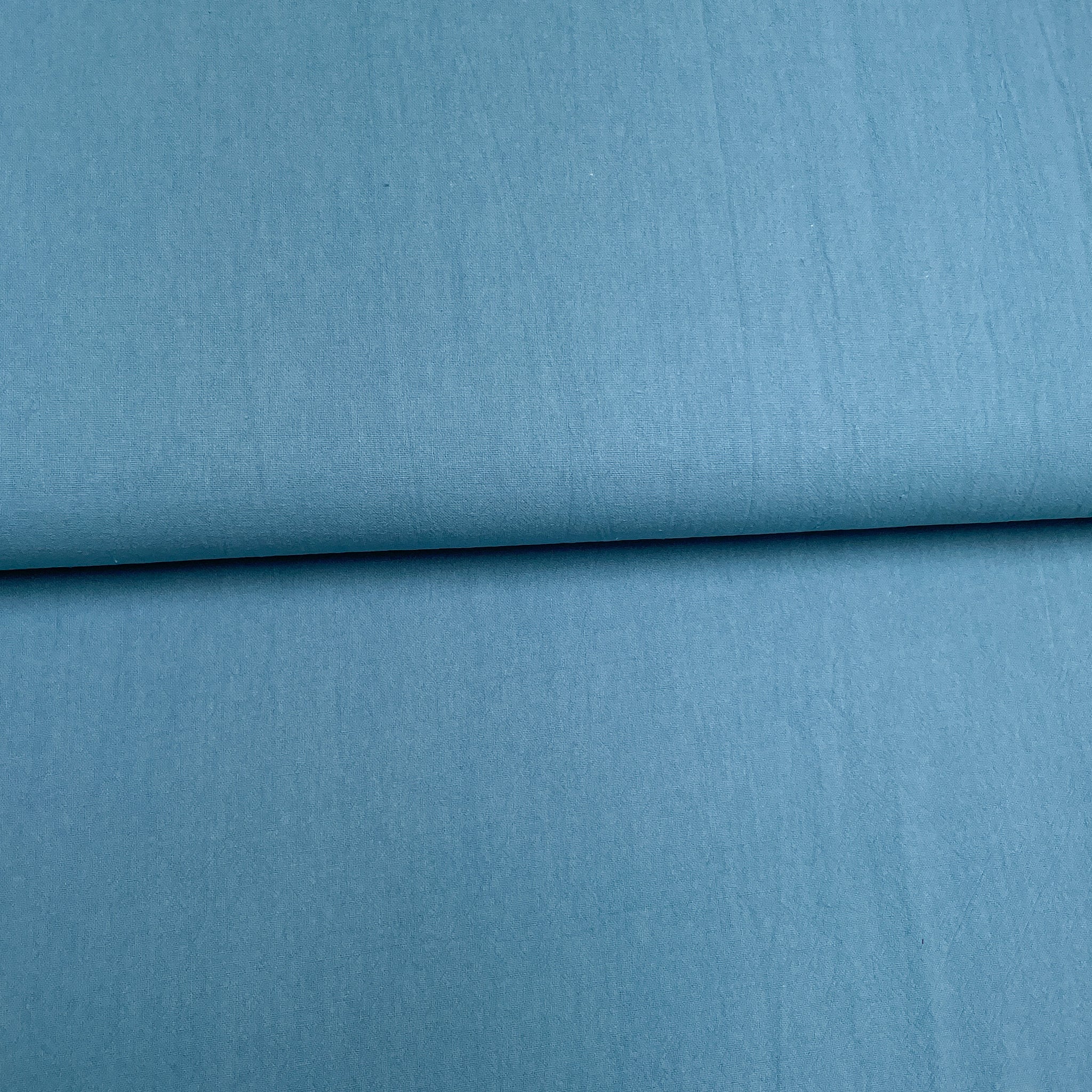 Blue - Katia Fabrics - Plain Rustic Cotton