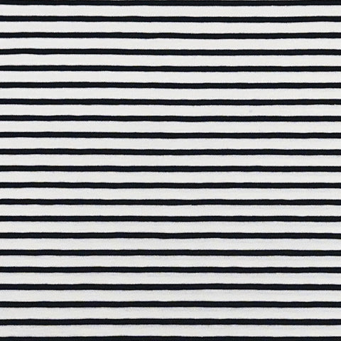 Striped nautical and white 5 mm - Striped jersey