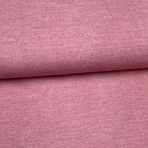 Style jeans rose - Jersey imprimé