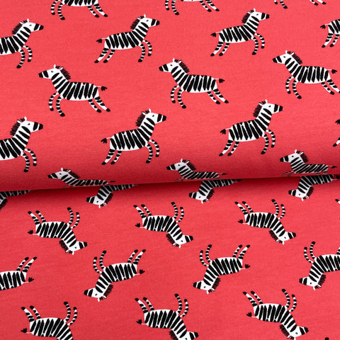 Zebras - Organic Print Stretch Hoodie