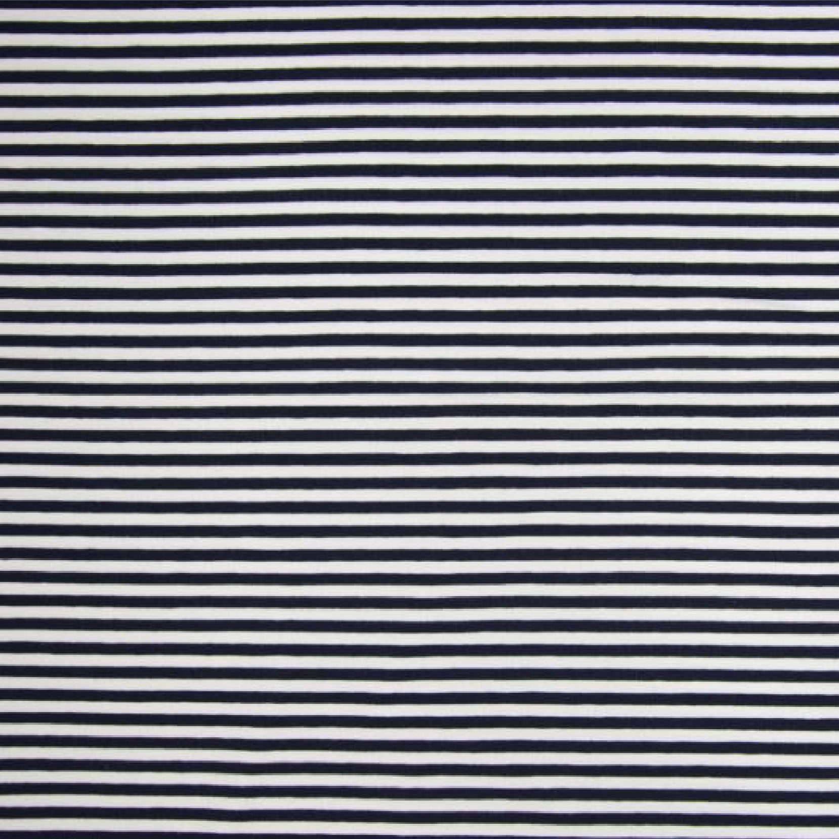 Striped navy blue and white 5 mm - Striped jersey