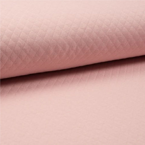 Pink - Plain quilted knit