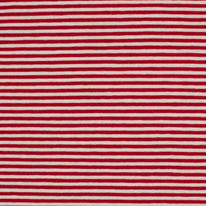 Red and white striped 3 mm - Striped jersey